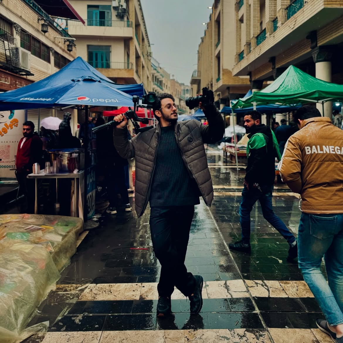 Khbab Al-Turky on set